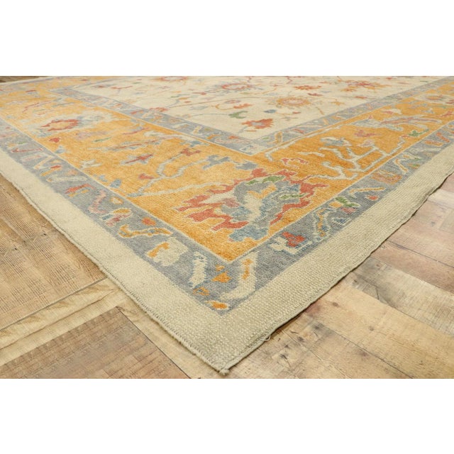 Large Turkish Oushak Rug - 10'10 X 15'01 For Sale In Dallas - Image 6 of 9