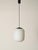 Mid-Century Modern Mid-Century Pendants in Opaline Glass and Metal from Stilnovo, Italy, 1960s, Set of 2 For Sale - Image 3 of 12