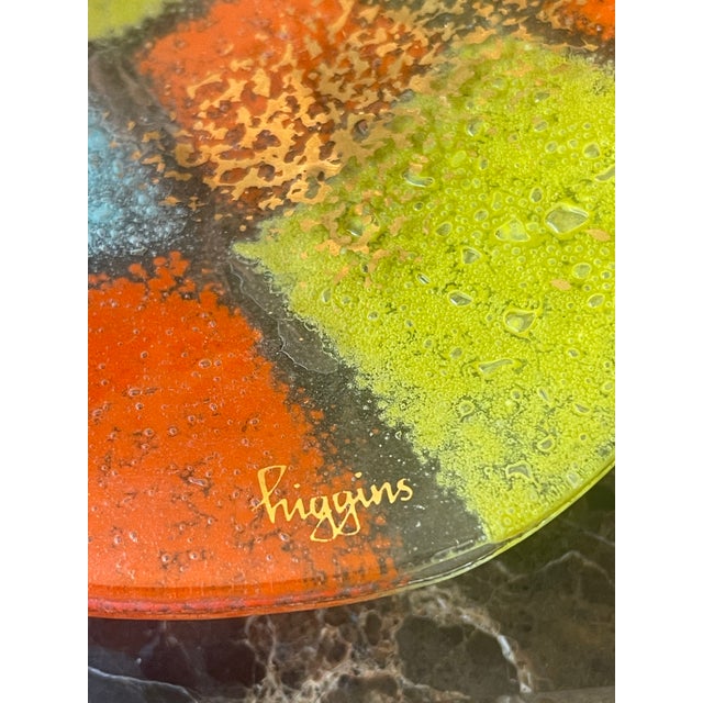 Colorful Bowl by Higgins Art Glass For Sale - Image 6 of 6