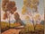 Painting by Horace Huey (1895-1963) Titled "Over the Hill" For Sale - Image 4 of 12