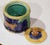 19th Century French Painted Ceramic Barbotine Sugar Bowl With Lid and Cow Decor For Sale In Dallas - Image 6 of 9