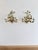 Vintage Florentine Style 2-Light Floral Tole Wall Sconces in Hand-Painted Polychrome Metal, 1960s, Set of 2 For Sale - Image 16 of 18