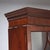 Brown Mahogany and Glass Bookcase with Flame Mahogany Veneer For Sale - Image 8 of 11