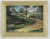 American School oil on board landscape painting, 19th century. A charming impressionistic woodland landscape. Signature on...