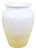 White Glazed Terracotta Vase For Sale