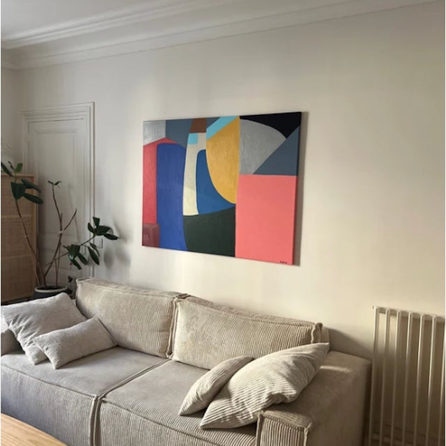 Bodasca, Colorful Abstract Composition No. 4, 2026, Acrylic on Canvas For Sale - Image 4 of 13