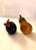 Mid 20th Century Vintage Fitz and Floyd Style Eggplant and Squash Salt and Pepper Shakers- a Pair For Sale - Image 5 of 9