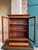 Antique English Glass Display Cabinet Bookcase Mahogany Table Vitrine Edwardian For Sale - Image 16 of 18