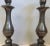 Pair of Tall Pewter Candlesticks in the Colonial Style For Sale - Image 4 of 9