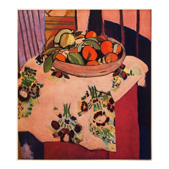 1940s After Henri Matisse "Oranges", First Edition Period Swiss Lithograph For Sale