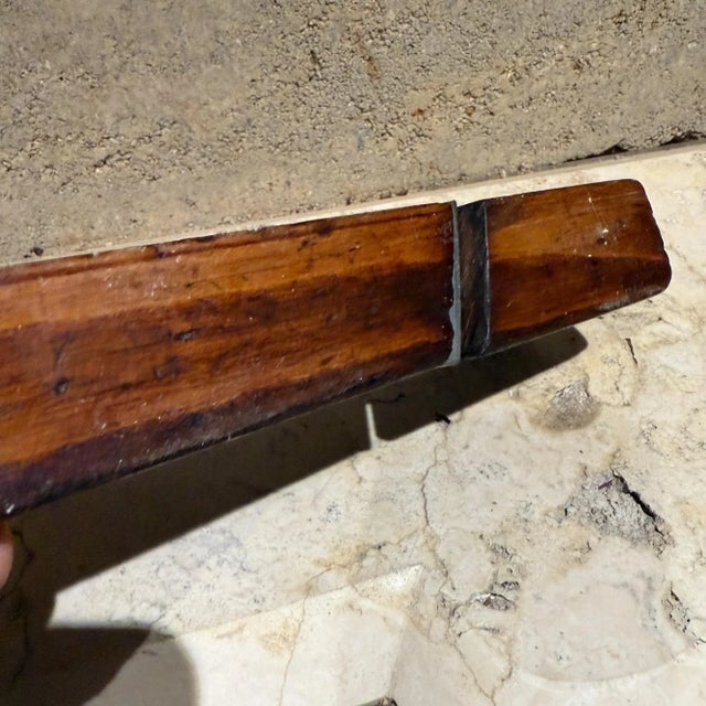 Antique Wood Moulding Plane Wooden Carpenter's Tool 1800 For Sale In San Diego - Image 6 of 6