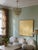 Elegant, colorful amber colored contemporary murano chandelier. Tubular tronchi formed glass prisms in traditional italian...