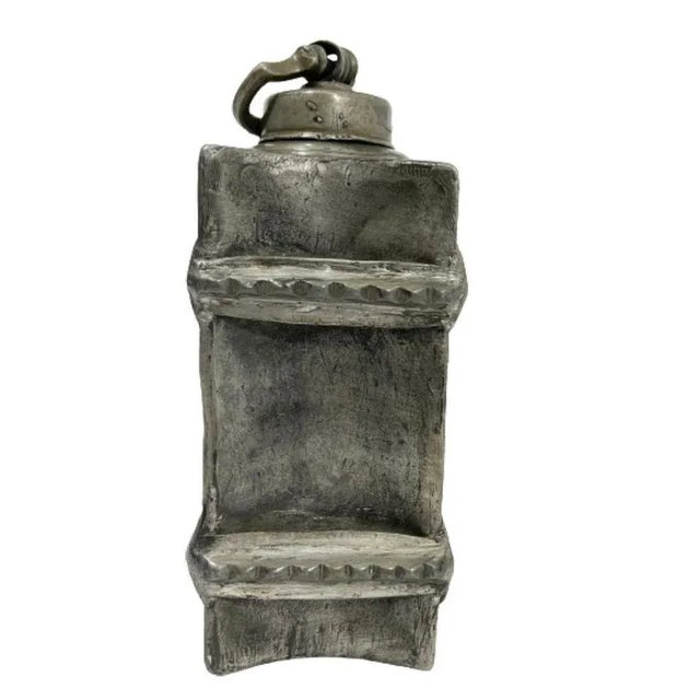 German Pewter Decanter in the Shape of a Book For Sale - Image 3 of 9