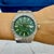 Silver Maurice Laroix Aikon Automatic Date 42mm AI6008-ss00f-630-D Green Steel Watch For Sale - Image 8 of 9