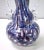 Vintage Blue Murano Glass Vase with Murrines attributed to Fratelli Toso, Italy, 1960s For Sale - Image 13 of 16