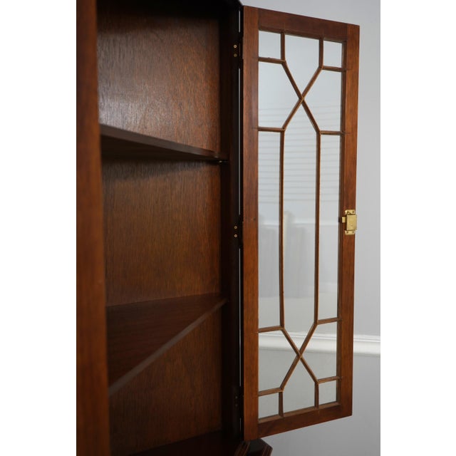 English Made Mahogany Inlaid Corner Cabinet For Sale In Philadelphia - Image 6 of 17