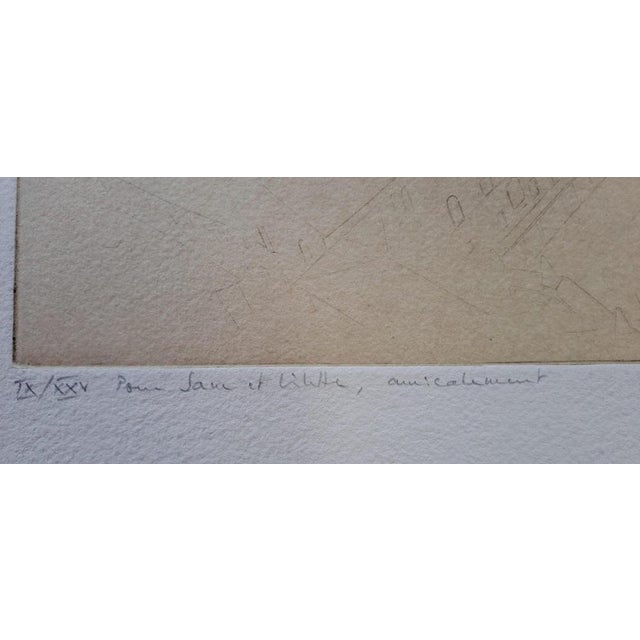 Fred-André Holzer, Untitled, Original Etching For Sale - Image 5 of 6