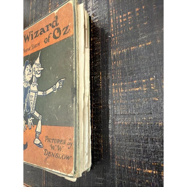 Illustration Vintage 1903 Edition of The Wizard of Oz Book by L. Frank Baum & W. W. Denslow For Sale - Image 3 of 9