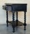 Wood 1900-1909 Dark Walnut Carved Spanish Nightstands With Solomonic Legs and Low Shelve For Sale - Image 7 of 15