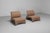 Beige Kaïdo Lounge Chairs attributed to Kwok Hoi Chan for Steiner, France ,1968, Set of 2 For Sale - Image 8 of 18