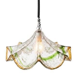 Mid-Century Modern Italian Murano Glass Pendant Lamp, 1960s For Sale
