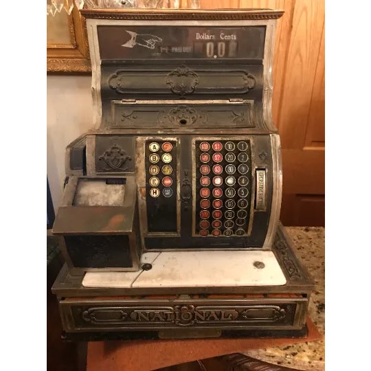Antique Ncr National Cash Register Model 1064 G For Sale In Chicago - Image 6 of 6