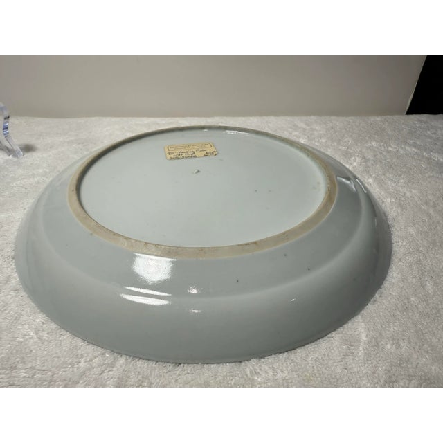 Ceramic Antique 19th C Chinese Porcelain Blue White Plate Landscape Nanking 9 1/2" For Sale - Image 7 of 12