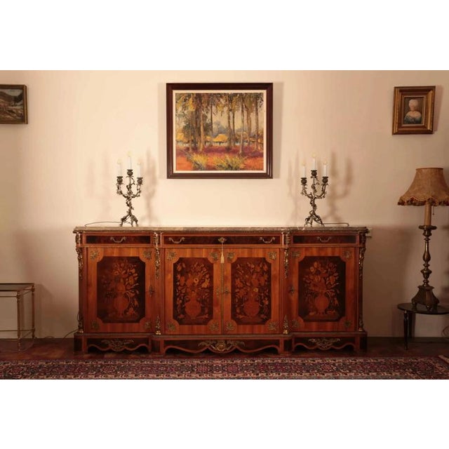 Unknown Artist, African Village, Oil on Canvas For Sale - Image 4 of 5