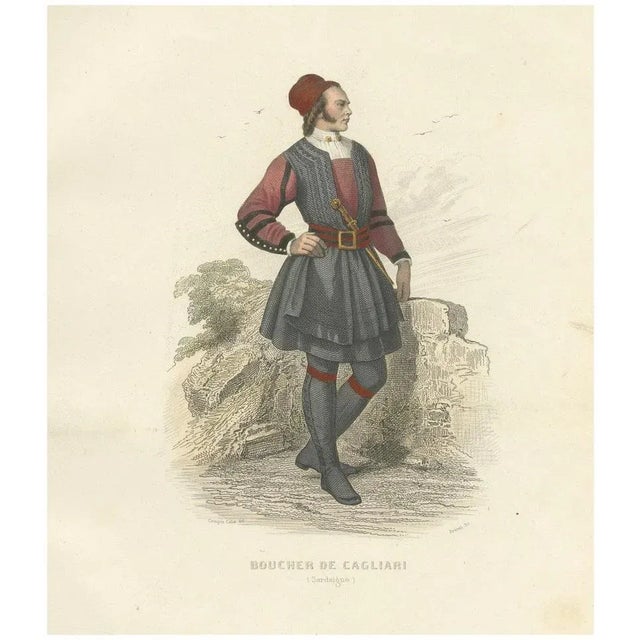 Sardinian Butcher, 1853, Paper For Sale - Image 12 of 12