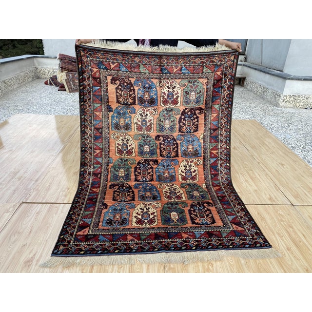 Vintage Serab Wool Rug, Boteh Design For Sale - Image 9 of 9