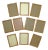 Set of 10 Faux Bamboo Wood Picture Photo Frames Fits 7" X 5" Rabbet Opening For Sale