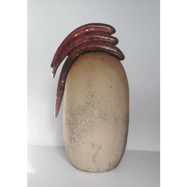 1990s 1998 Abstract Ceramic Sculpture by Irena Grabowska For Sale - Image 5 of 5