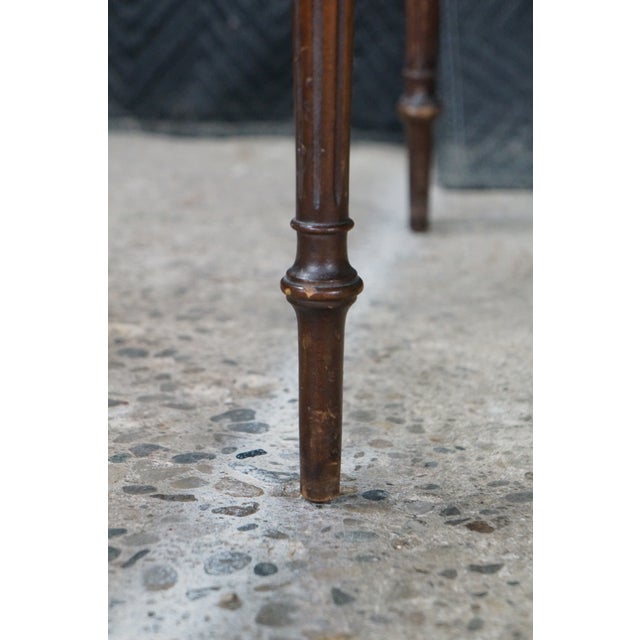 Vintage Imperial Sheraton Style Mahogany Drop Leaf Gateleg Pembroke Side Table For Sale - Image 11 of 18