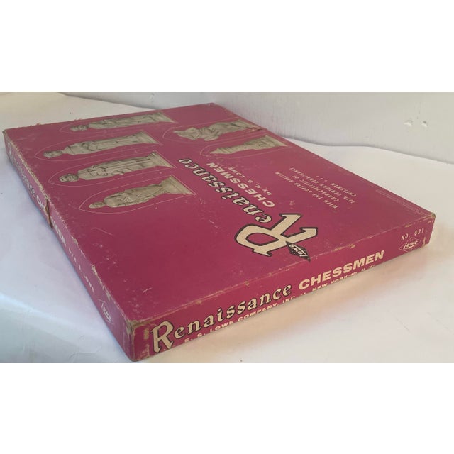 Vintage 1959 Renaissance Chessmen Game Set For Sale - Image 4 of 12