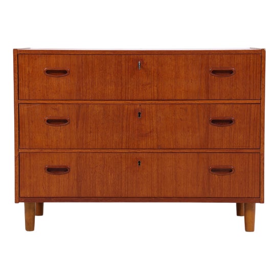 Vintage Teak Chest of Drawers, 1960s For Sale