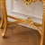 Wood 1970s Artisan Louis XVI Gold Beech Console With Mirror - 2 Pc For Sale - Image 7 of 8
