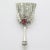 Metal Vintage Italian Handmade Genuine Silver Christmas Decoration Figurine, 1980s For Sale - Image 7 of 13