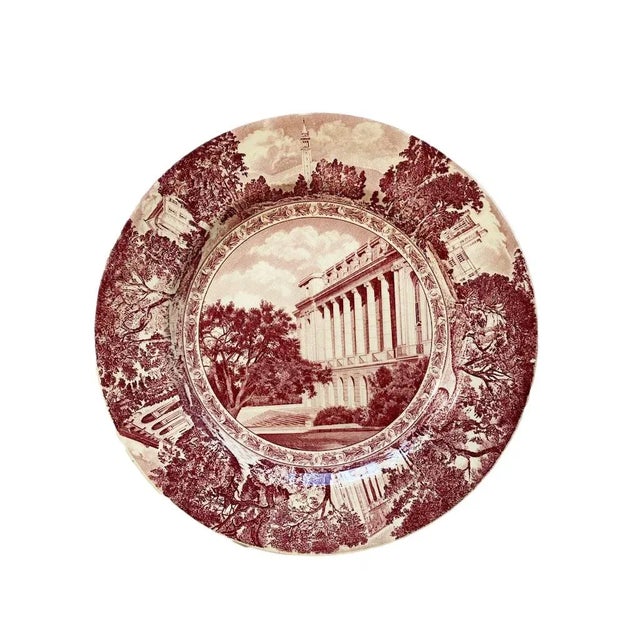1930s - 1940's Wedgwood University of California Berkeley Plates - Set of 9 For Sale - Image 4 of 13