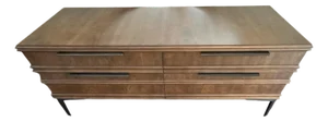 Hickory Chair Four-Drawer Walnut Dresser / Credenza