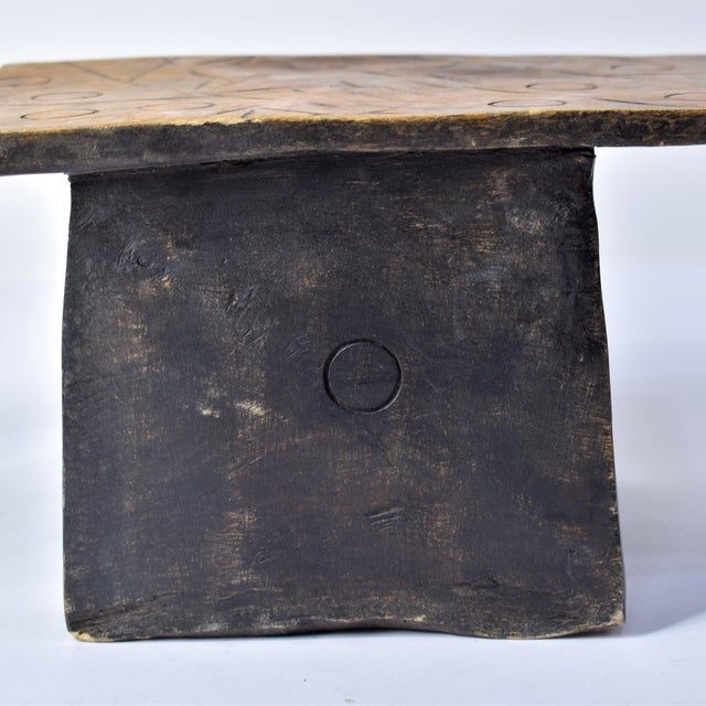 Mid 20th Century Vintage African Wood Stool Burkina Faso For Sale - Image 15 of 15