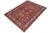 Shabby Chic Tribal Super Kazak Red/Beige Wool Rug - 4'9'' X 6'5'' For Sale - Image 9 of 10