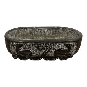 Vintage Chinese Hand Chiseled Stone Trough, Planter