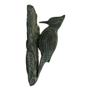 Vintage Woodpecker Door Knocker For Sale