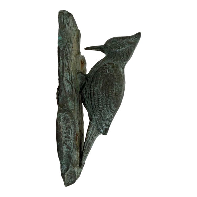Vintage Woodpecker Door Knocker For Sale