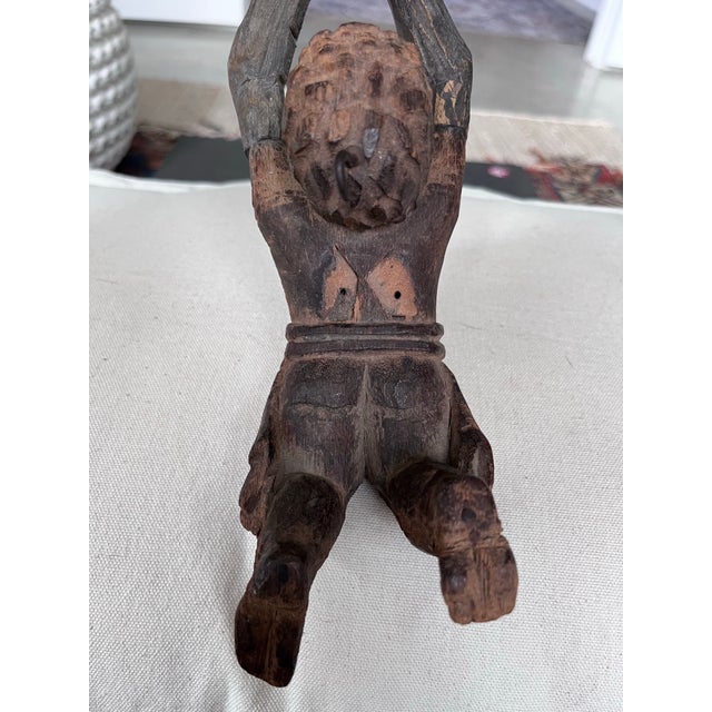 Antique French Carved WoodCherub For Sale - Image 12 of 12