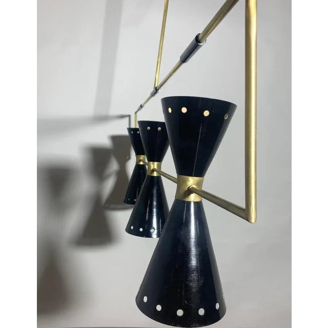 Mid-Century Ceiling Lamp, 1950s For Sale - Image 4 of 11