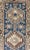 Antique Blue Tribal Karajeh Runner With Navy Blue, Brown and Earth Tones For Sale - Image 10 of 13