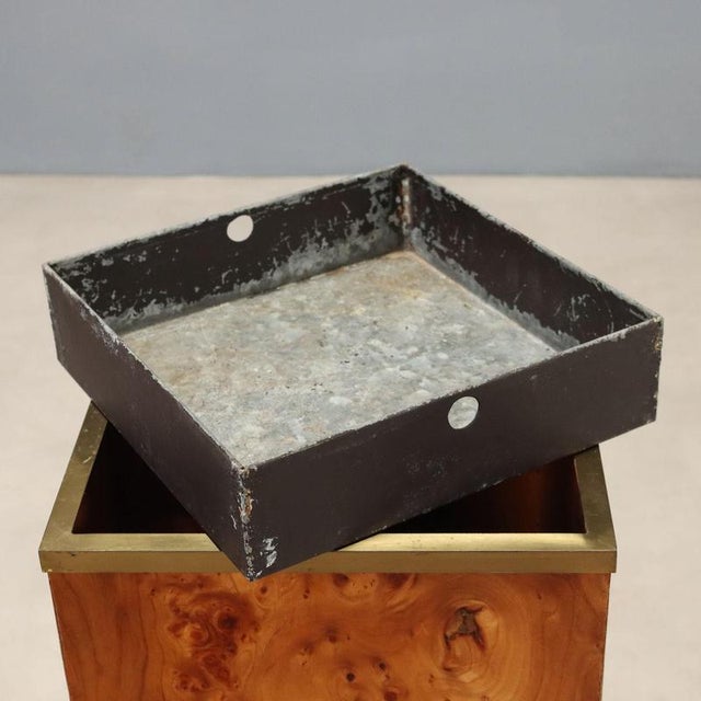 Wood Vintage Burl Wood Umbrella Stand, 1970s For Sale - Image 7 of 10