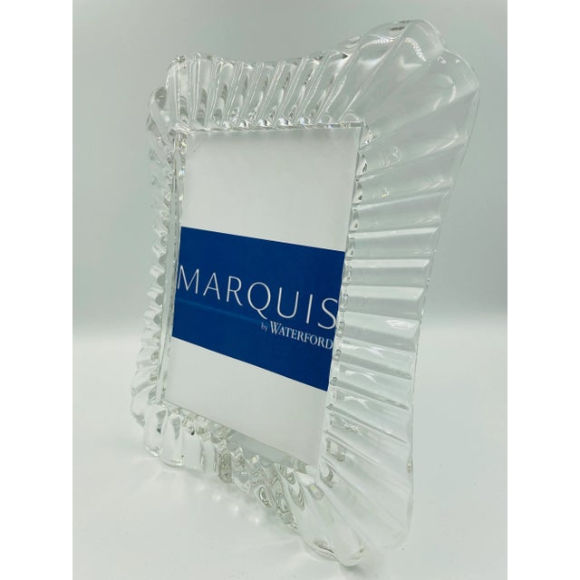 Waterford Marquis Crystal "Easton" Pattern Photo Frame ~ 5" x 7" Photo Truly an effortlessly elegant and grand way to keep...