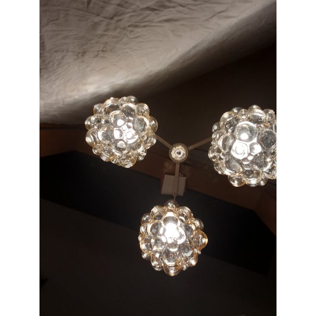 Bubble Glass Cascade Lamp by Helena Tynell for Limburg, 1970s For Sale - Image 6 of 18